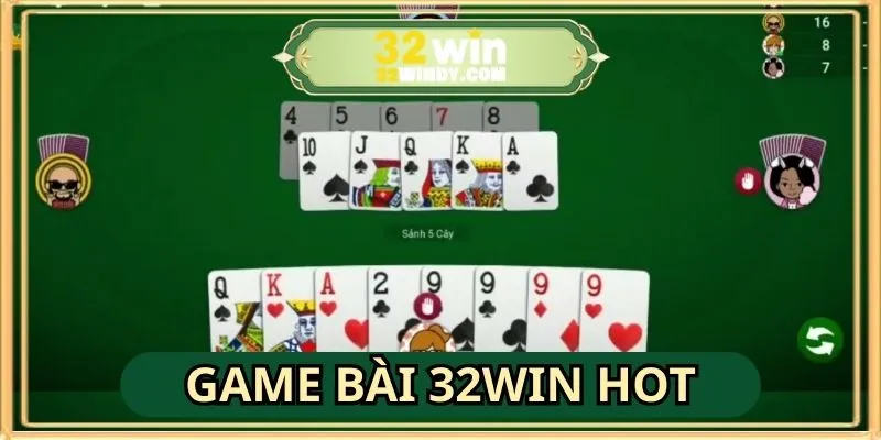 Điểm danh trò chơi hot tại sảnh game bài trực tuyến