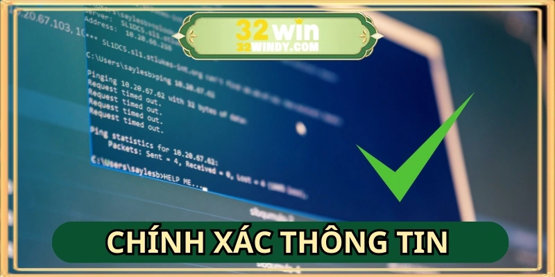 Người dùng phải chính xác thông tin, tuân thủ quy định, tránh gian lận nghiêm ngặt