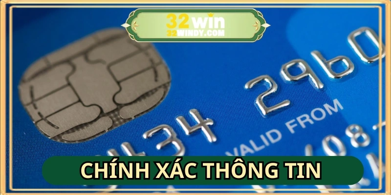Nhập chính xác thông tin ngân hàng để đảm bảo rút an toàn, nhanh chóng